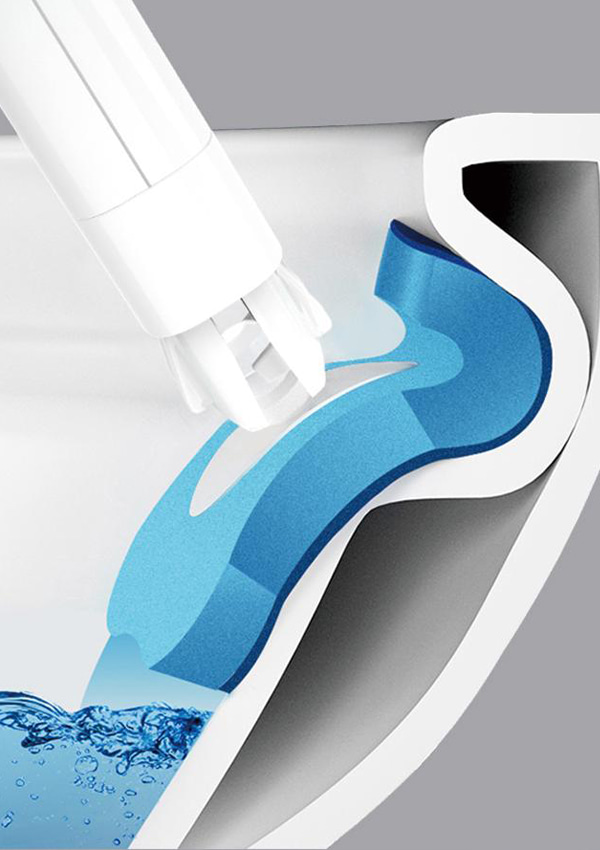 Одноразовая туалетная щетка B10 с квадратным баком