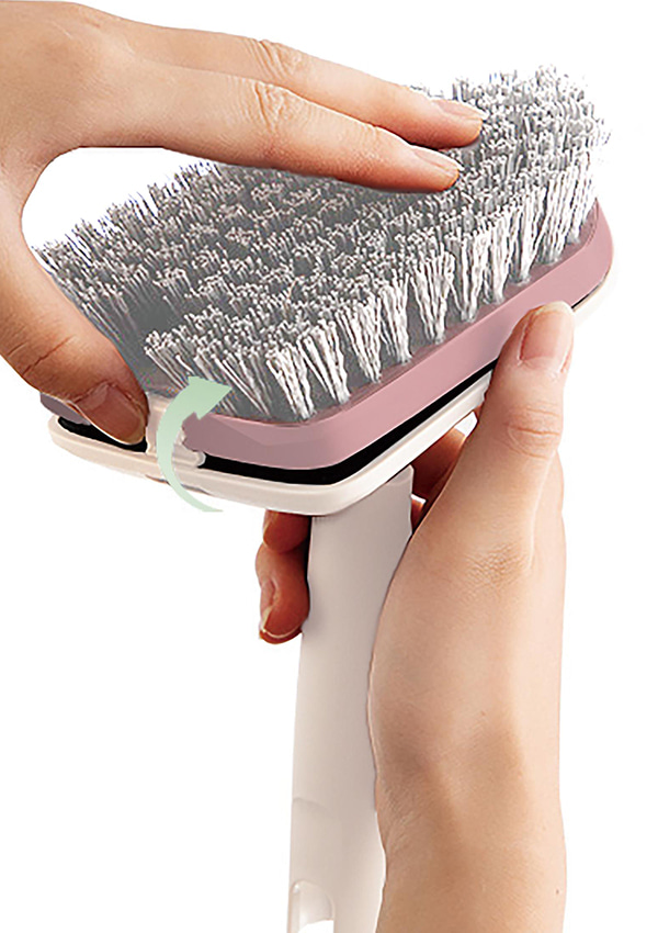 Растворимая щетка для мытья пола D4 со сменными насадками