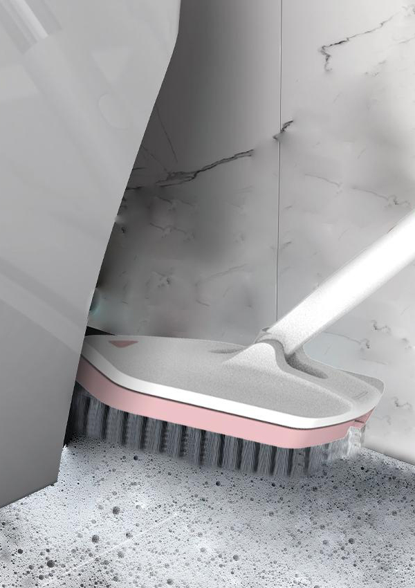 Растворимая щетка для мытья пола D4 со сменными насадками